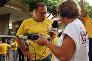 2016 - Protesto BH - Entrevista a rádio Itatiaia
