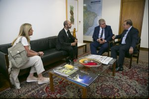 2018 - Audiência ministro Marun e com prefeito Wagner de Ponte Nova
