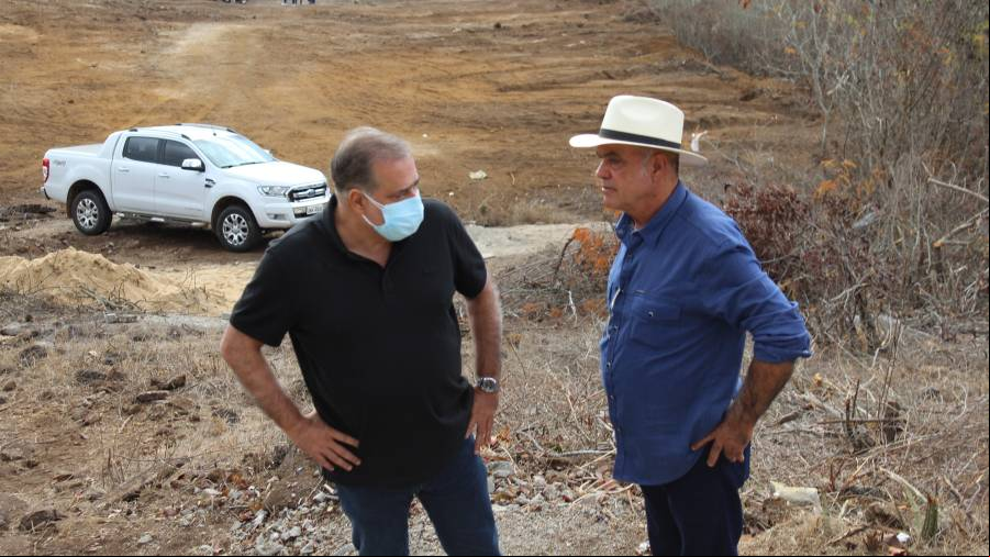 Em Mantena, Abi-Ackel inaugura estrada de o ao Parque Ecológico Pedra do Emiliano